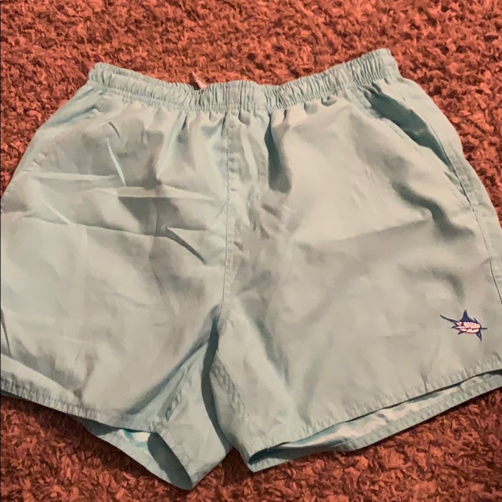 Guy Harvey light blue swim shorts